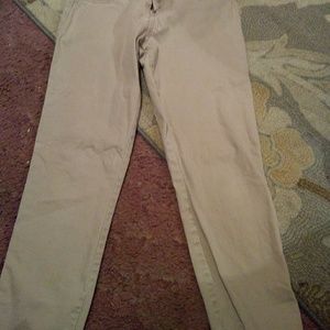 Hollister size 25R skinny khakis